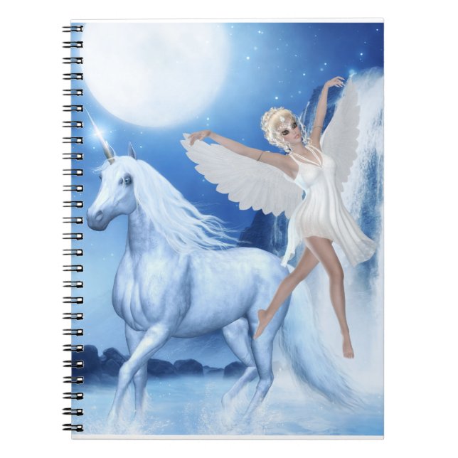 Carnet Sky Féerie Aspar et Unicorn (Devant)