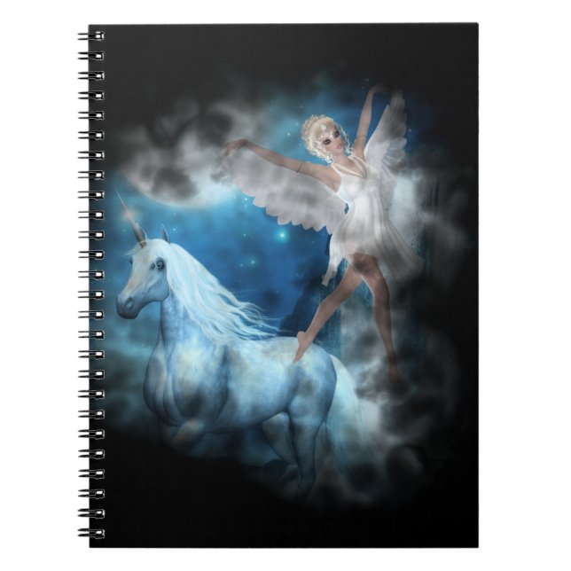 Carnet Sky Féerie Aspar et Unicorn Vignette (Devant)