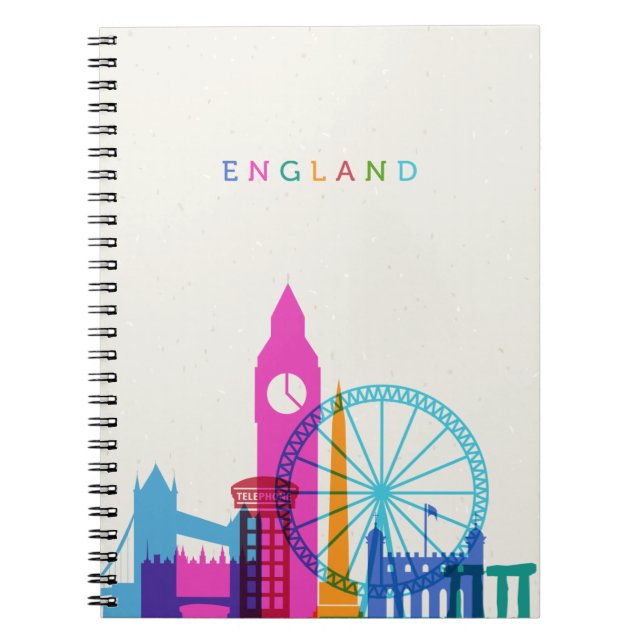Carnet Skyline d'Angleterre (Devant)
