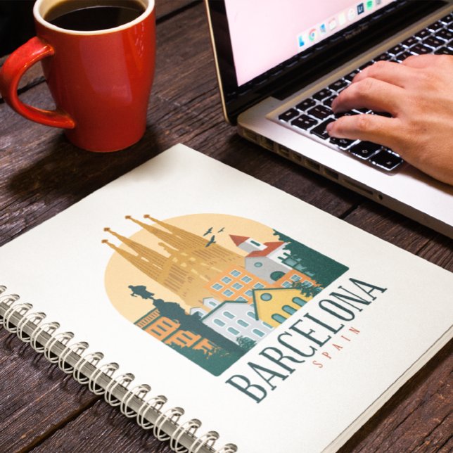 Carnet Skyline Espagne Barcelone (barcelona notebook)