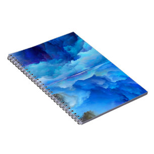Carnet SlipperyJoe's abstrait nuage artwork coloré surr