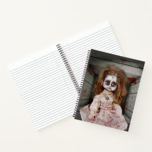 Carnet SlipperyJoe's déplaisante poupée visage pâle sang 