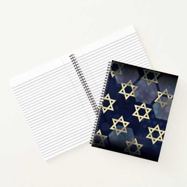 Carnet SlipperyJoe's Happy Hanoukka multiple Star de Davi (Intérieur)