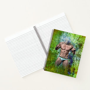 Carnet SlipperyJoe's homme adulte très musclé torse nu