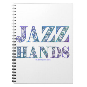 Carnet SlipperyJoe's Jazz Hands comédies musicales de Bro