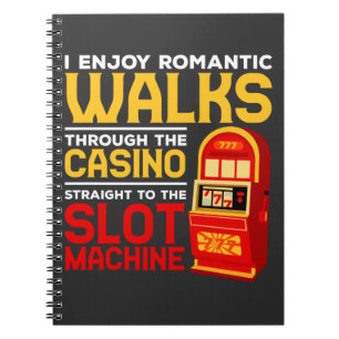 Carnet Slot Machine Player Funny Casino Humour de jeu