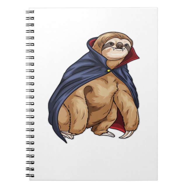 Carnet Sloth Halloween Vampire classique T-shirt (Devant)