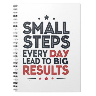Carnet Small Steps Every Day Lead – Motivational Quote De