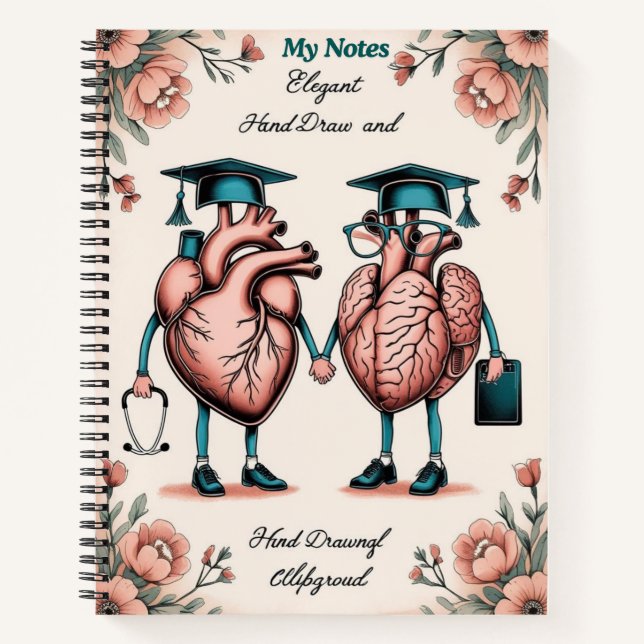 Carnet Smart & Sweet: Anatomy Study Notebook (Devant)