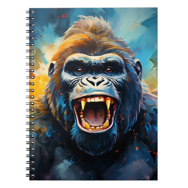 Carnet Smiling gorilla (Devant)