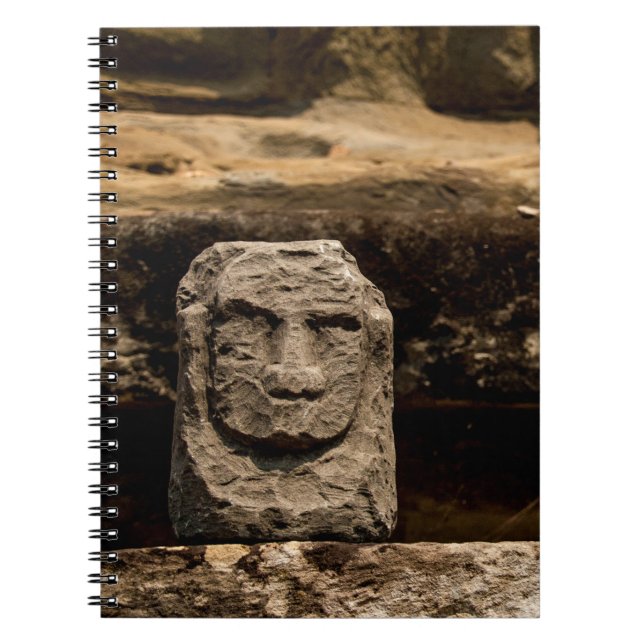 Carnet Smiling Stone Totem Cambodge (Devant)
