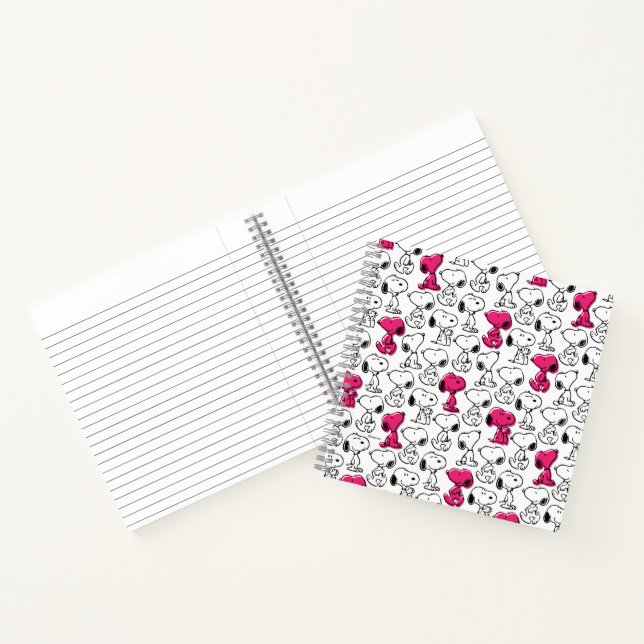 Carnet Snoopy Black & Magenta Motif (Intérieur)
