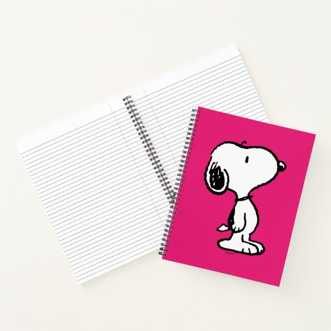 Carnet Snoopy Black & Magenta Motif (Intérieur)