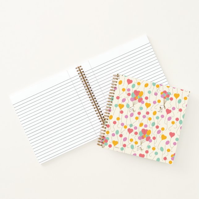 Carnet Snoopy Bunches of Balloons Motif (Intérieur)