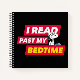 Carnet Snoopy "I Read Past My Bedtime"
