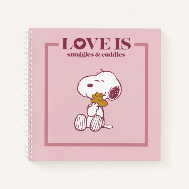 Carnet Snoopy & Woodstock - L'amour c'est des lunettes et (Devant)