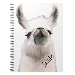 Carnet Snooty Snobby Llama personnalisé
