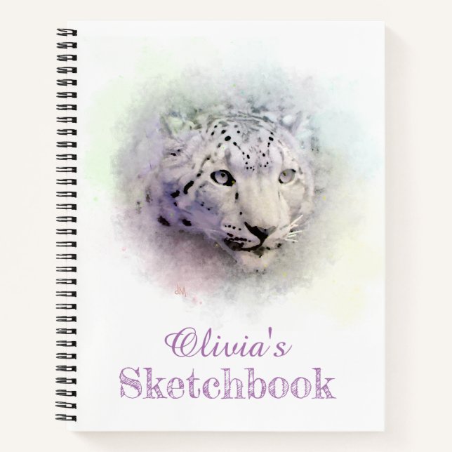 Carnet Snow Leopard Sketbook (Devant)