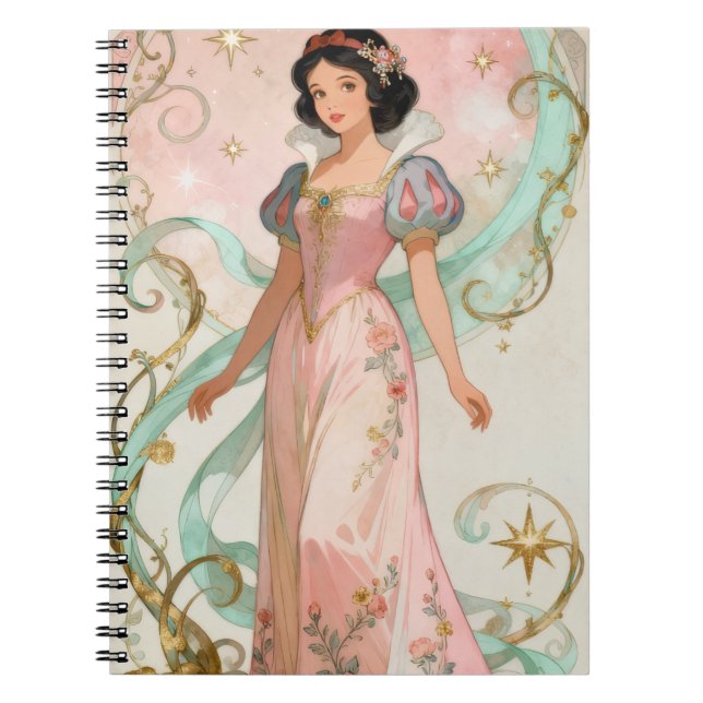 Carnet Snow White Art Nouveau (Devant)