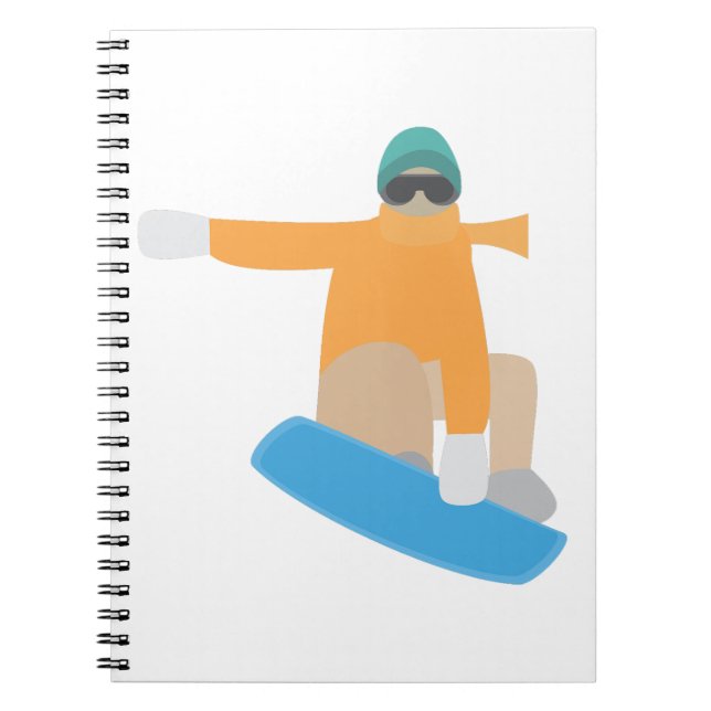 Carnet Snowboarder (Devant)