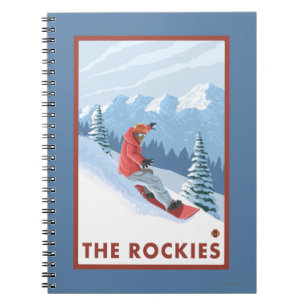 Carnet Snowboarder - Les Rocheuses