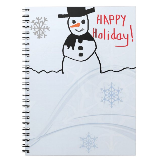 Carnet Snowman (Devant)