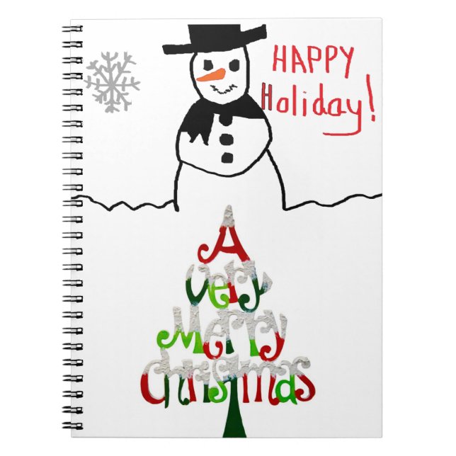 Carnet Snowman (Devant)