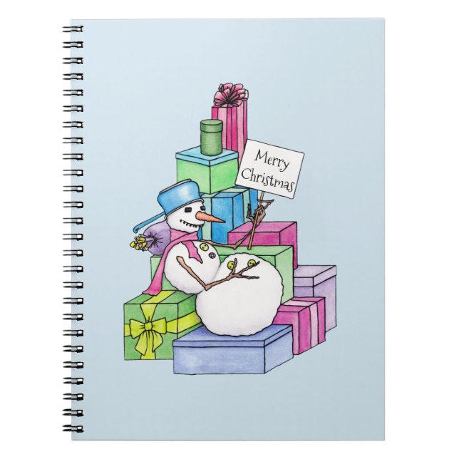 Carnet Snowman chahut sur les cadeaux (Devant)