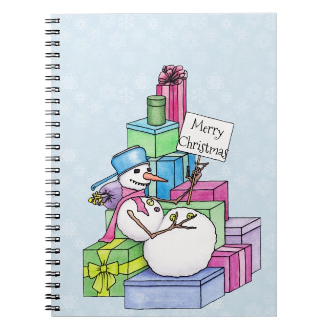 Carnet Snowman chahut sur les cadeaux (Devant)