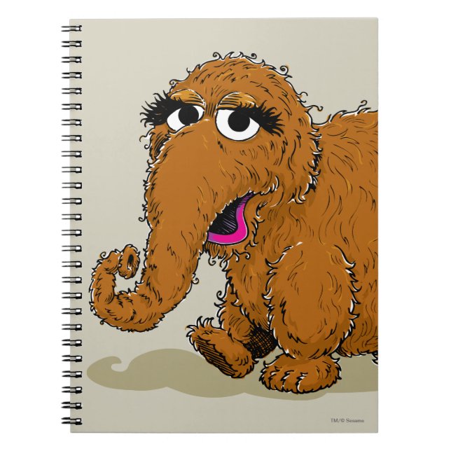 Carnet Snuffleupagus vintage (Devant)