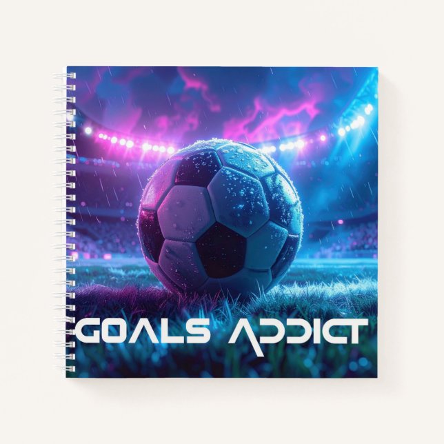 CARNET SOCCER - FOOTBALL - GOALS (Devant)