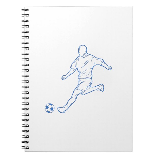 Carnet soccer player (Devant)
