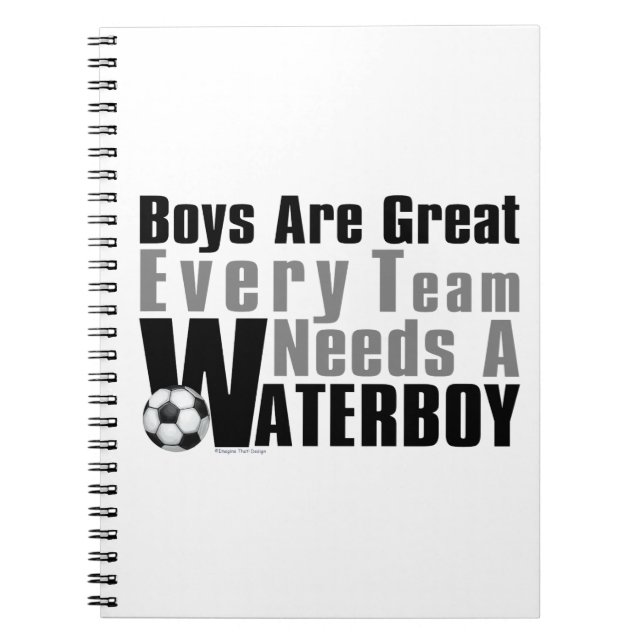 Carnet Soccer Waterboy (Devant)
