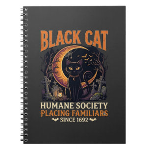 Carnet Société humanitaire du chat noir Halloween Croissa