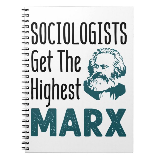 Carnet Sociologues Obtenez le meilleur Marx Sociologie (Devant)