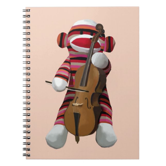 Carnet Sock Monkey et Cello 2 (Devant)