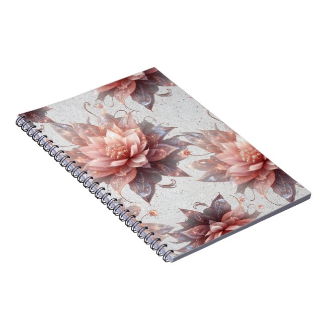 Carnet Soft Pastel Floral Notebook – Stylish Writing (Côté Droit)