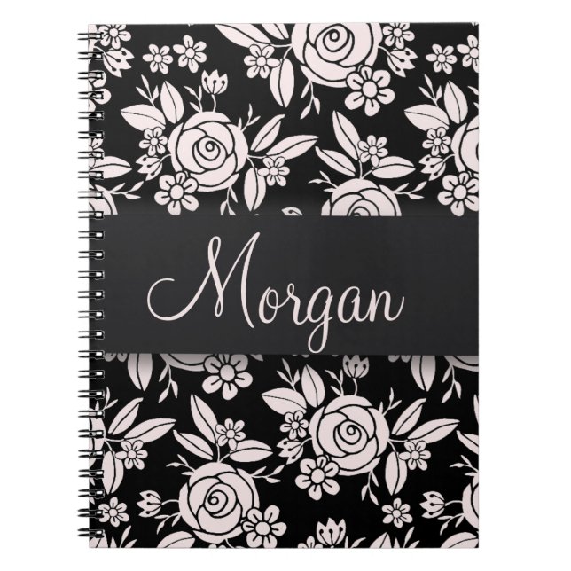 Carnet Soft Pink Roses (Devant)