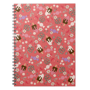 Carnet Soins sucrés et salés Motif rouge