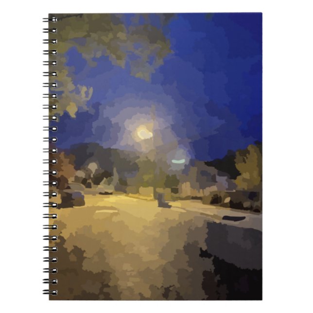 Carnet Soirée Abstraite (Devant)