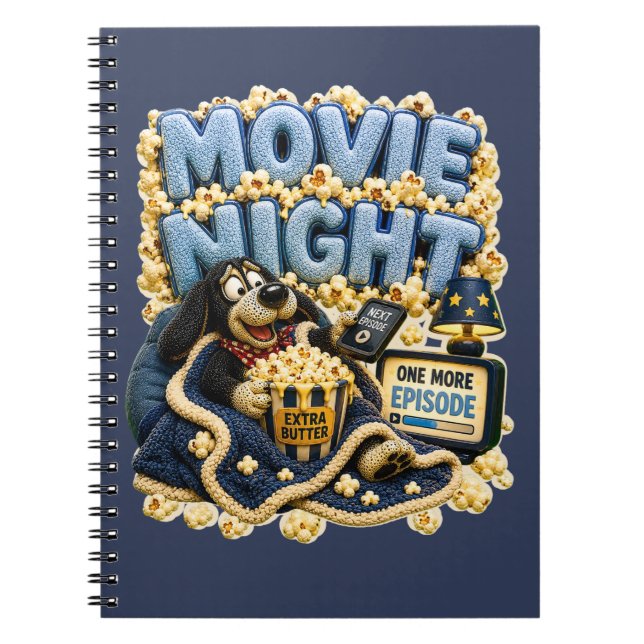 Carnet Soirée Cinéma Pause S'il Vous Plaît Drôle et Confo (Devant)