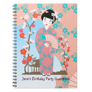 Carnet Soirée de Geisha girl