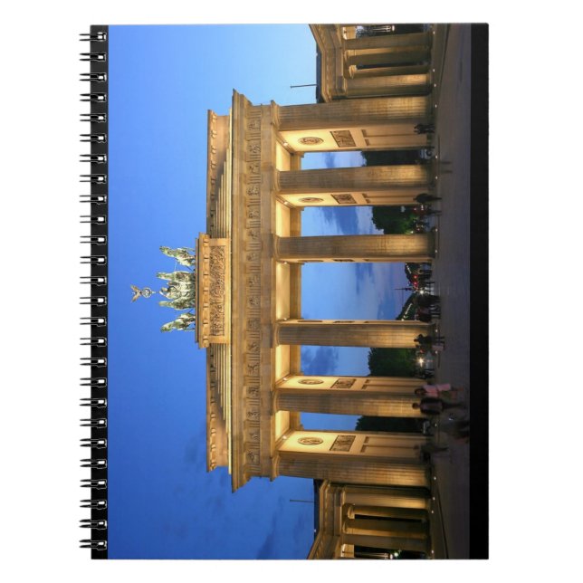 Carnet soirée de la porte de brandenburg (Devant)