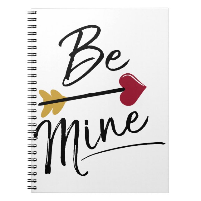 Carnet Sois mienne Jolis Saint-Valentin (Devant)