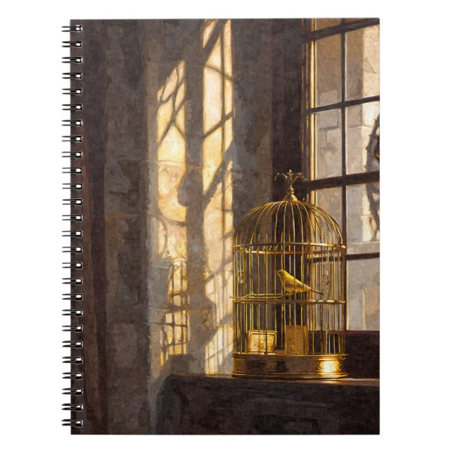 Carnet solaire Golden Birdcage (Devant)