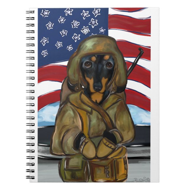 Carnet Soldat Doxie (Devant)