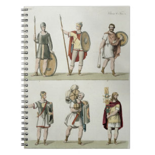 Carnet Soldats romains, détail du plat 2, classe 5 de PA