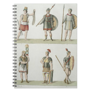Carnet Soldats romains, détail du plat 2, classe 5 de PA