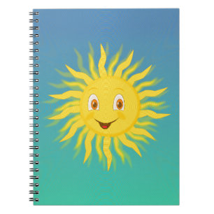 Carnet Soleil Avec Lignes Circulaires