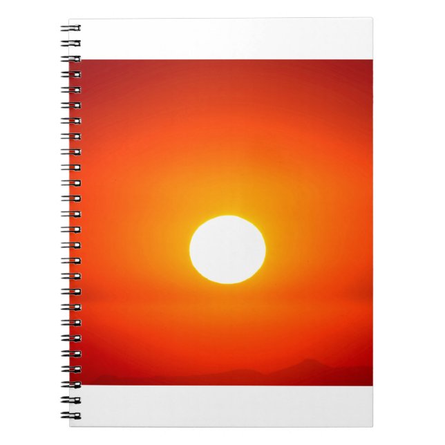 Carnet soleil orange (Devant)
